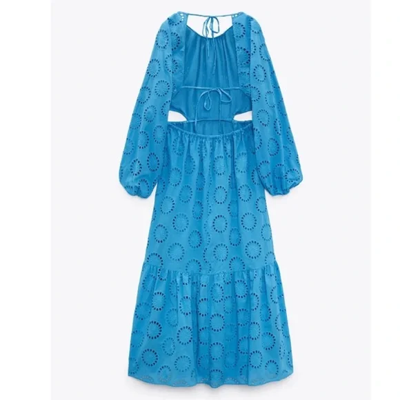 GORGEOUS ZARA Cutout Embroirdered Dress - Picture 9 of 10